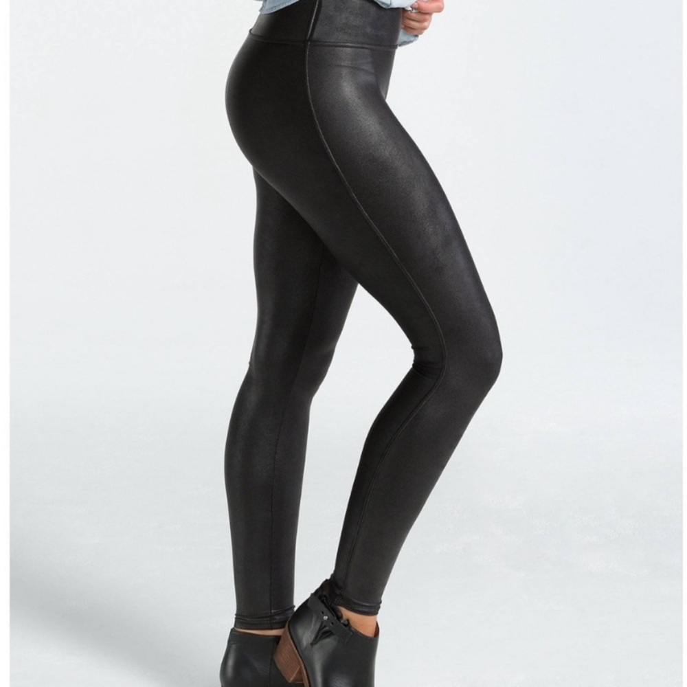 Spanx faux leather leggings